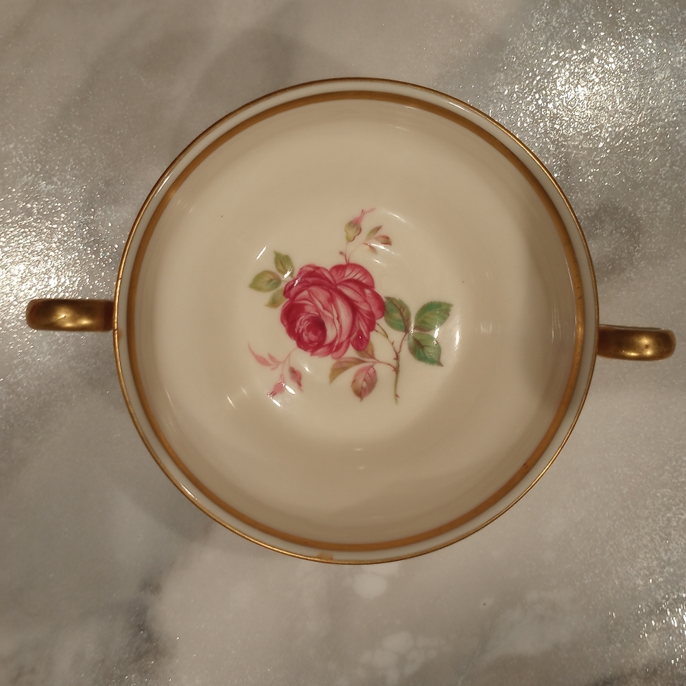 Bone China Rose Dish 🌹